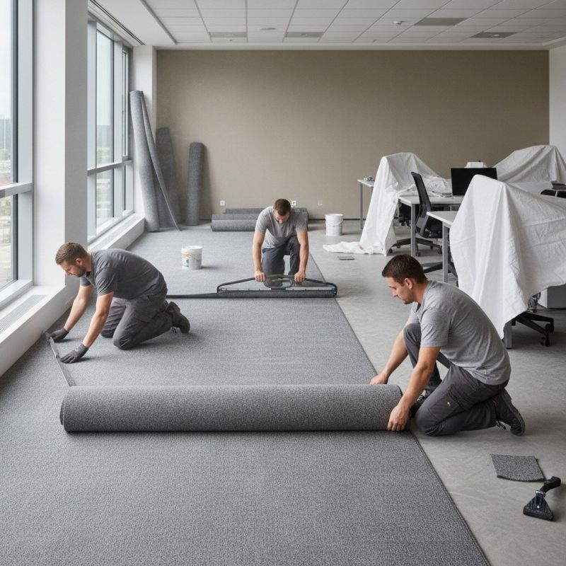 Commercial Carpet Installation For High-Traffic Areas